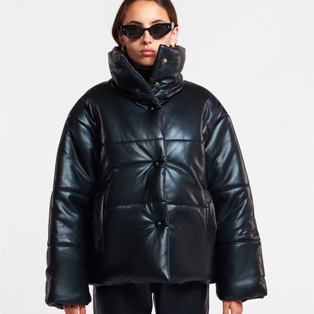 Nanushka Faux Leather Jacket size S